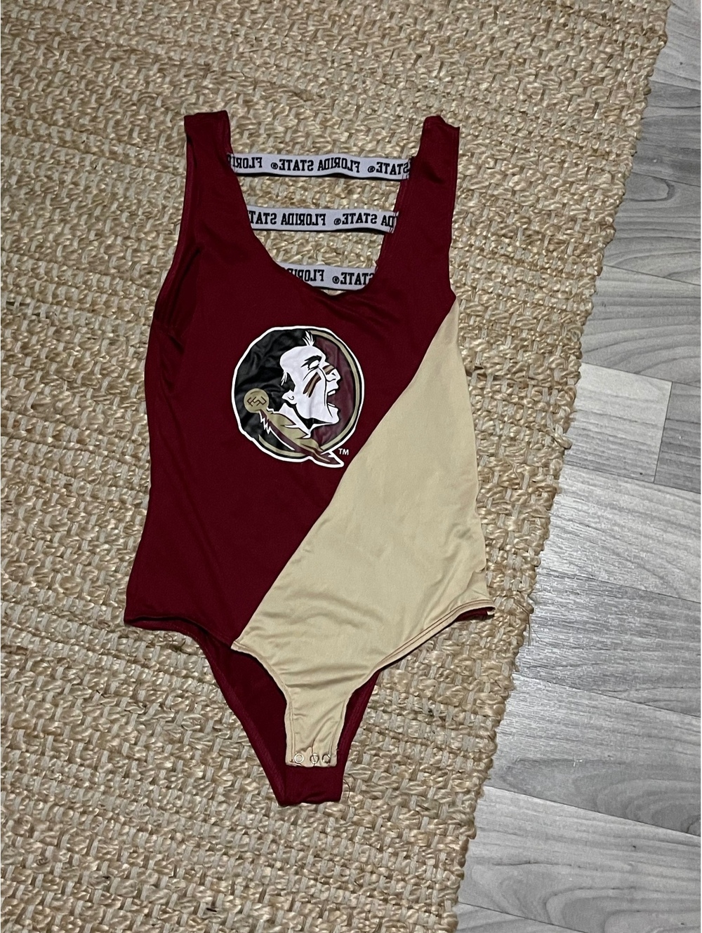 Florida State Seminoles Women’s Bodysuit Swimsuit – Medium